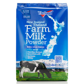 微信端# Theland 纽仕兰牧场 全脂奶粉1kg 袋装 59元