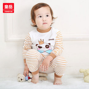 童岳  宝宝纯棉儿童春秋 家居服1-4岁 29元包邮(49-20券)