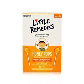 LITTLE REMEDIES 小药物 天然蜂蜜棒棒糖 10支装 折约24.3元(3件88-15券)