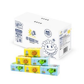 幸福阳光 植物大战僵尸系列抽取式面纸 2层150抽30包 折25元(49.9，198-100)