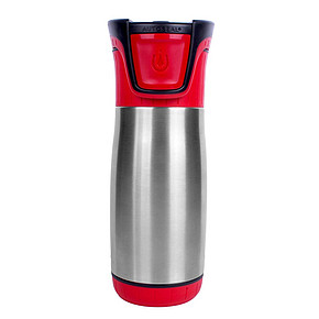 美国 contigo 悠享每刻 不锈钢真空运动保温保冷杯 450ml 红色 89元包邮