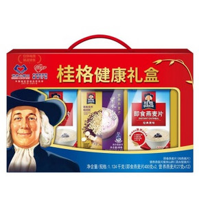 手慢无# QUAKER 桂格 燕麦 健康礼盒 1124g 9.9元