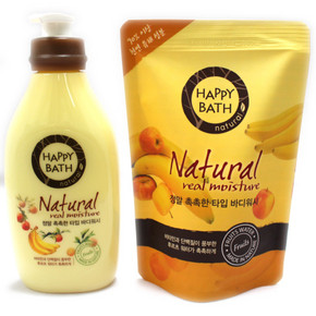 爱茉莉 happy bath 快乐盒子沐浴露 750g*2件+绵羊油100g 106元(206-100)