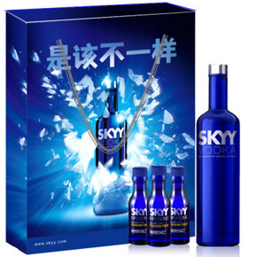 Skyy Vodka 美国深蓝牌 伏特加礼盒 2016年新春礼盒 79元包邮
