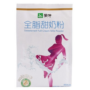 蒙牛（MENGNIU）成人奶粉 全脂甜奶粉 300g  9.9元
