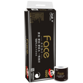 C&S 洁柔 卫生纸Face面子系列 4层180g卷纸X10卷 19.9元