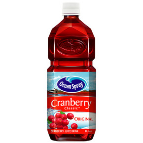 优鲜沛ocean spray 蔓越莓综合果汁1000ml 折5元(9.9,199-100)