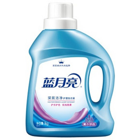 蓝月亮 深层洁净洗衣液（薰衣草）1kg  折9.9元(19.9X10-100)