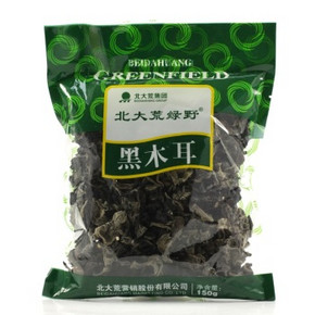 北大荒绿野 山珍干货 东北黑木耳 150g 14.9元