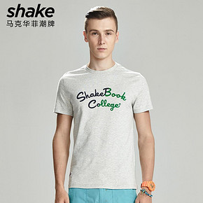 SHAKE 华菲型格 潮流全棉修身短袖T恤 59元