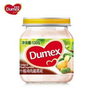 秒杀预告# 多美滋 什锦鸡肉蔬菜泥130g 0点 2.9元包邮(另有)