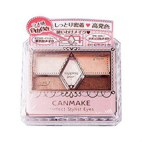 CANMAKE 完美雕刻 裸色 5色眼影(2号) 51.9元(66.9-15券)