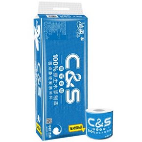 洁柔 布艺倍柔系列 卷纸 3层172g*10卷 15.9元