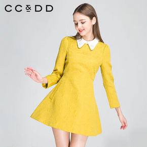 CC&DD 高腰修身连衣裙A字裙 79元(109-30券)