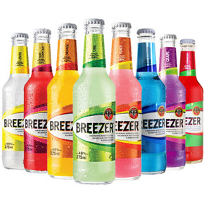 限地区# Bacardi 百加得 冰锐 朗姆预调酒 缤纷Party装 275mlx8瓶 29元