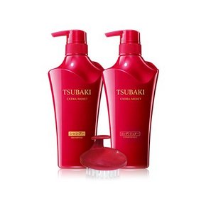 TSUBAKI  丝蓓绮 洗护3件套装 洗500ml+护500ml+头皮按摩梳 69元包邮(79-10券)