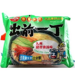 出前一丁 九州猪骨浓汤面 100g*5包*5件 49.5元(99.5-50)