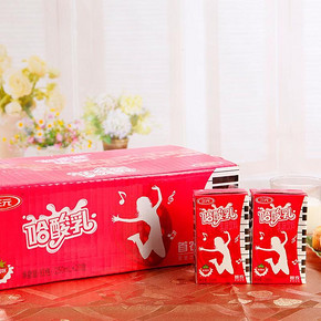 华北# 三元 牛奶哈酸乳 利乐砖草莓味250ml*20盒 19.9元