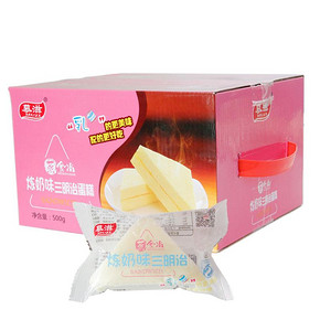 慕滋 炼奶味蒸三明治500g 8.9元包邮(13.9-5券)