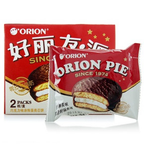 Orion 好丽友 巧克力派2枚 68gx9盒 19.9元