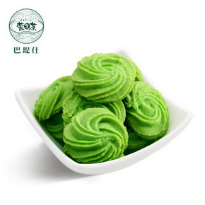 白菜价# 巴缇仕 手工抹茶曲奇饼干 130g 1.8元包邮(19.8-13-5券)
