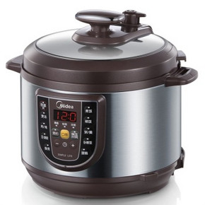 微信端：美的（Midea） W12PCS505E 一锅双胆 智能电压力锅5L 199元