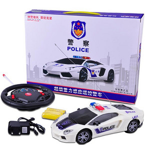 MZ 美致模型 充电儿童方向盘警车玩具礼盒装 19.9元包邮(29.9-10券)
