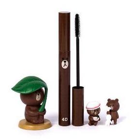 谜尚 x Line Friends 布朗熊4D纤长卷翘睫毛膏 39元包邮