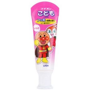 狮王 面包超人儿童草莓味牙膏40g 9.9元