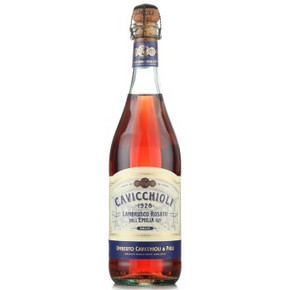 卡维留里 蓝布鲁斯科 甜桃红 低泡葡萄酒 750ml 19.9元