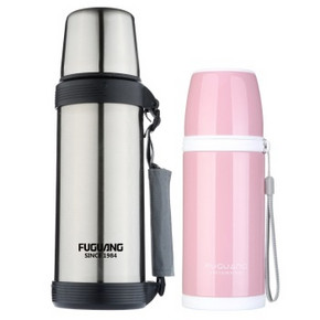 富光 真空不锈钢保温壶套装(1360ml+360ml)X2套+凑单 101元(201-100)
