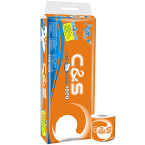 C&S 洁柔 橙色C&S系列 卷纸3层*180g*10卷 18.9元(支持200-90券)