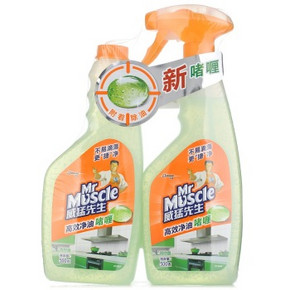 Mr Muscle 威猛先生  高效净油啫哩 青柠香双包装 500g*2瓶 19.9元