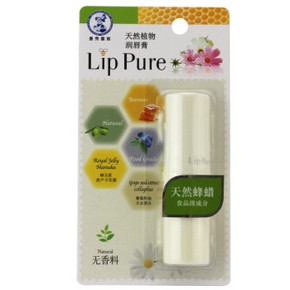 Mentholatum 曼秀雷敦 天然植物润唇膏 无香料 4g 19.9元(可99-30)