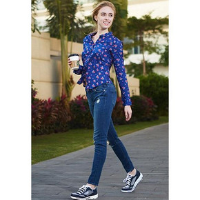 Skechers 斯凯奇 GO Walk系列 13774C 女士时尚平底休闲鞋  299元包邮