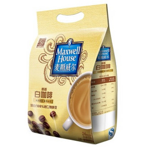 华北西北# 麦斯威尔 三合一白咖啡24条*2袋  40.8元(49.9x2-39-20券)