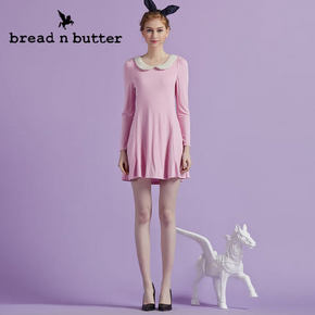 bread n butter 面包黄油 短款娃娃领连衣裙 99元包邮