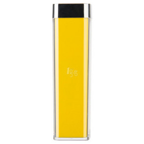 白菜价# 乾甲天 口红迷你移动电源2500mAh 黄色 9.9元