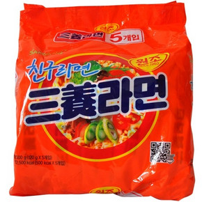韩国进口 Samyang 三养 拉面5连包 120g*5包 折16元(31.9，99-50)