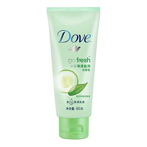 DOVE 多芬 清透盈润洁面乳85g 9.9元