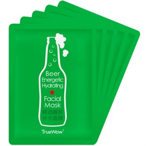 初我 Truewow 啤酒醒肤补水面膜5片装+送1片 16元