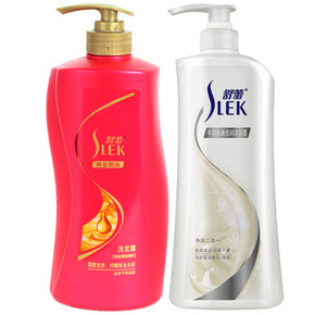 slek 舒蕾 深度滋养套装 ( 洗发露600ml+沐浴露600ml)X4 99.6元(199.6-100券)