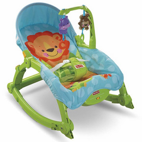 Fisher Price 费雪 可爱动物多功能轻便摇椅  195元(295-100)