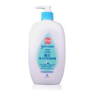 Johnsons Baby 强生 婴儿牛奶润肤露 400ml  折20元(39.9，买1送1)