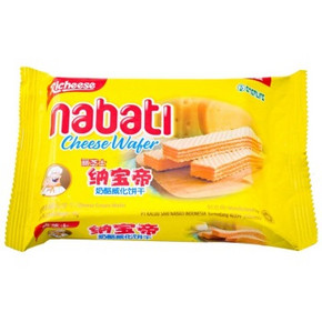 丽芝士 纳宝帝奶酪威化饼干58克 1.99元(19.9元10件)