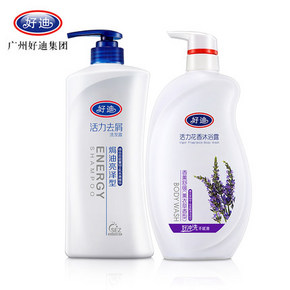 好迪 活力去屑洗发水750ml+活力花香沐浴露750ml  29.9元包邮(49.9-20券)