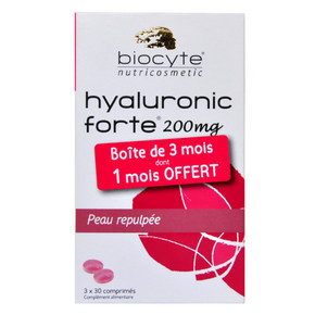 碧欧斯特 biocyte) Hyaluronic Forte 口服玻尿酸片 200mg 30片 98元包邮