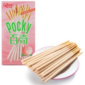 格力高 百奇蜜桃味装饰饼干 55g 折3.9元(39.9选10件)