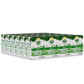 Arla爱氏晨曦 全脂牛奶200ml×24盒 36元(两箱包邮)