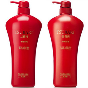 TSUBAKI 丝蓓绮 奢耀柔艳 洗发露750ml+护发素750ml  89元包邮